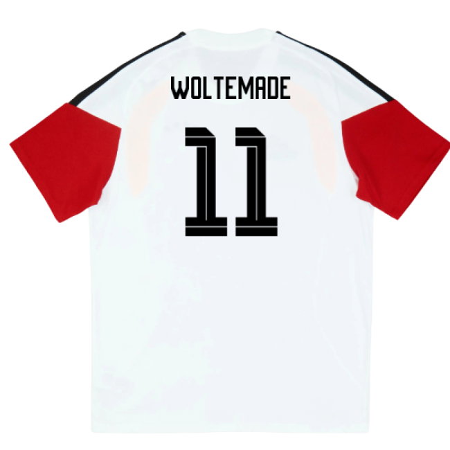 2026-2027 Germany Training Tee (White) - Kids (Woltemade 11)-SoccerKits Hub | Buy Soccer Jerseys Online